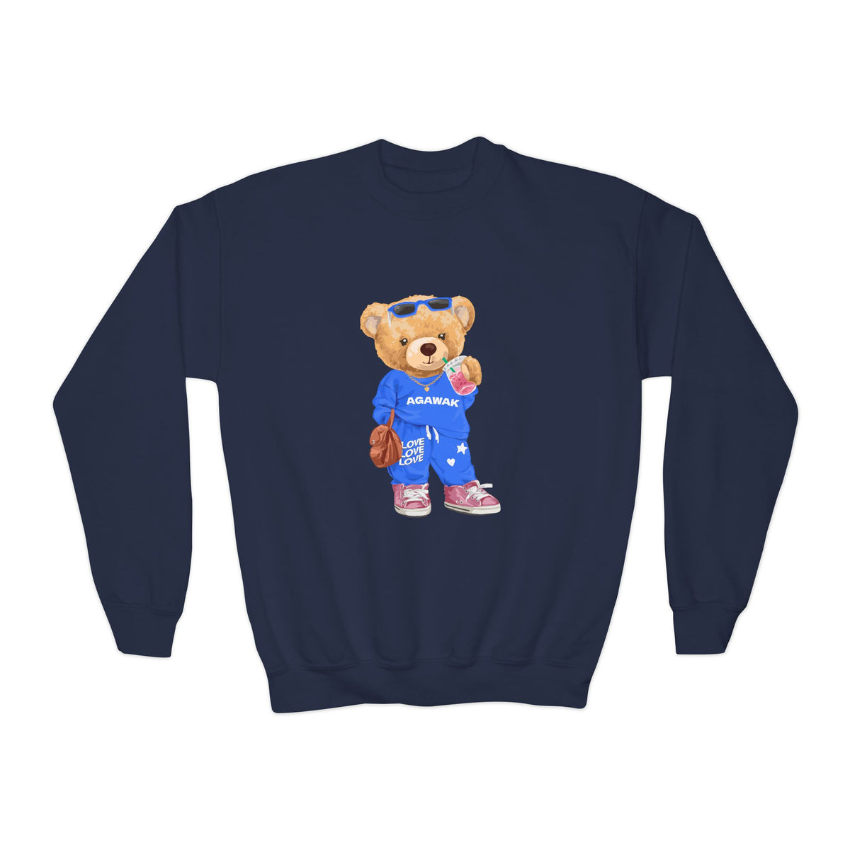 Cute Camp Bear Crewneck (any camp or color)