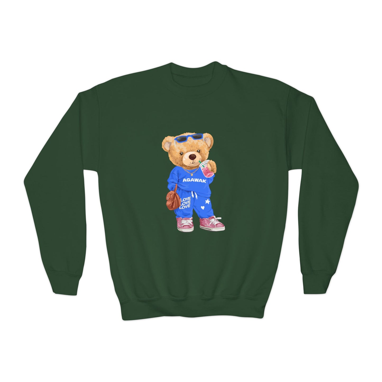 Cute Camp Bear Crewneck (any camp or color)