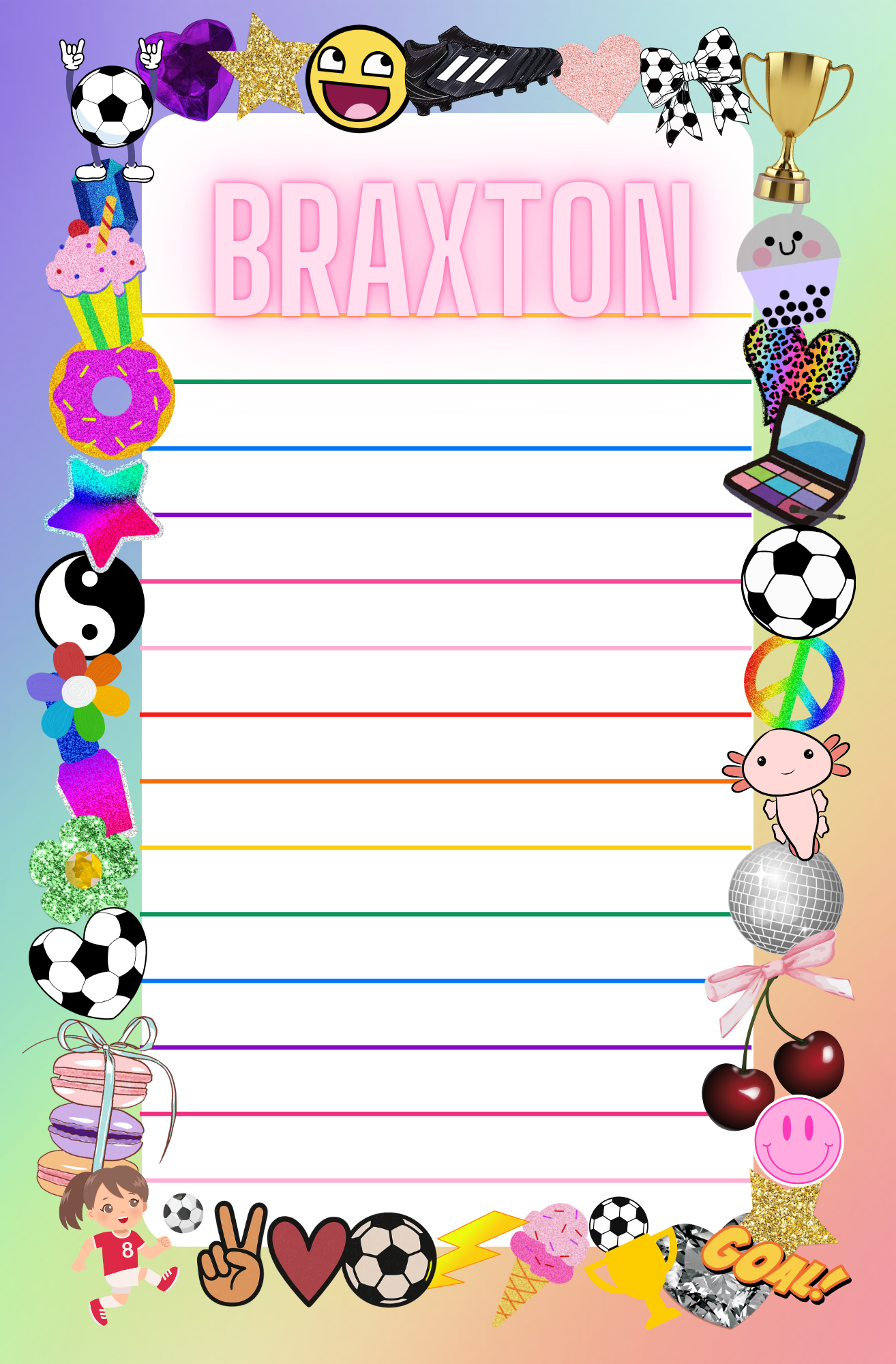 My Favorite Things - Stationery
