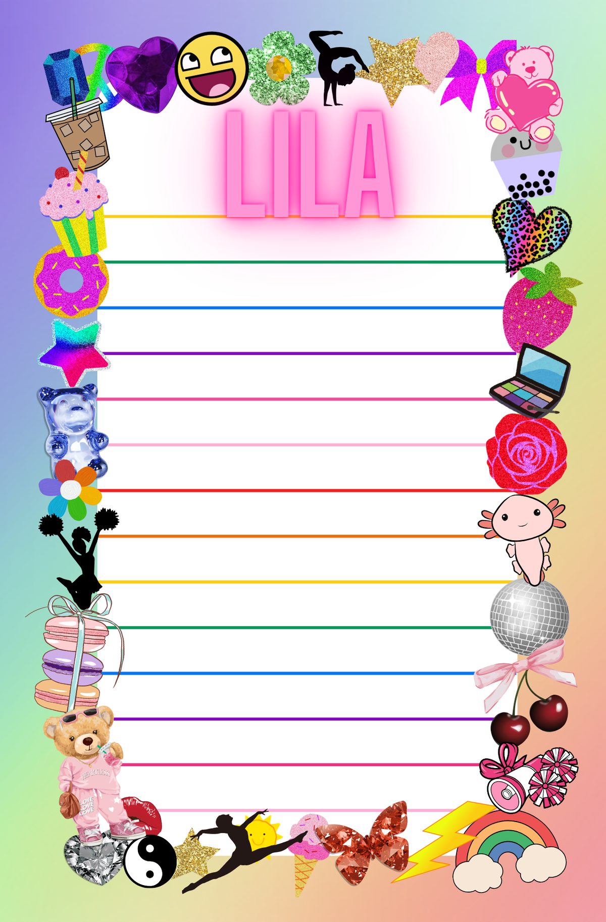 My Favorite Things - Stationery