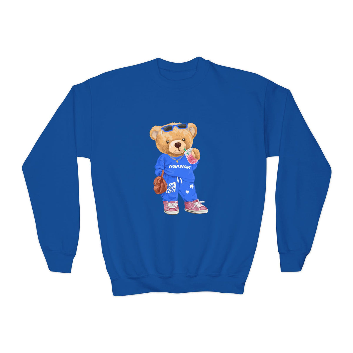Cute Camp Bear Crewneck (any camp or color)