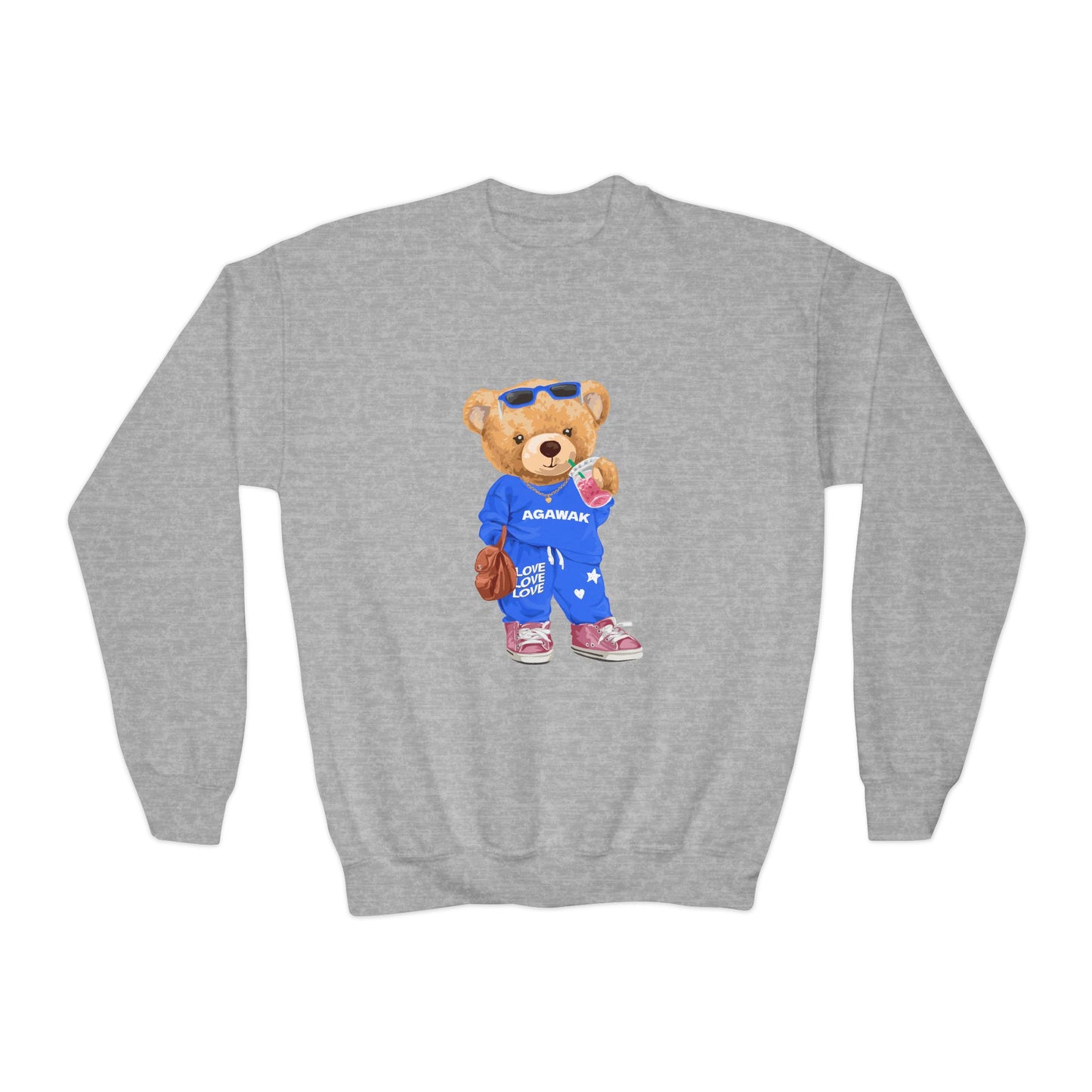 Cute Camp Bear Crewneck (any camp or color)