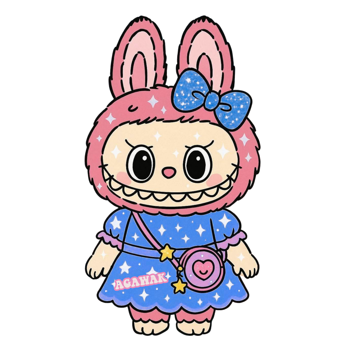 Labubu Sticker (Vinyl Sticker)